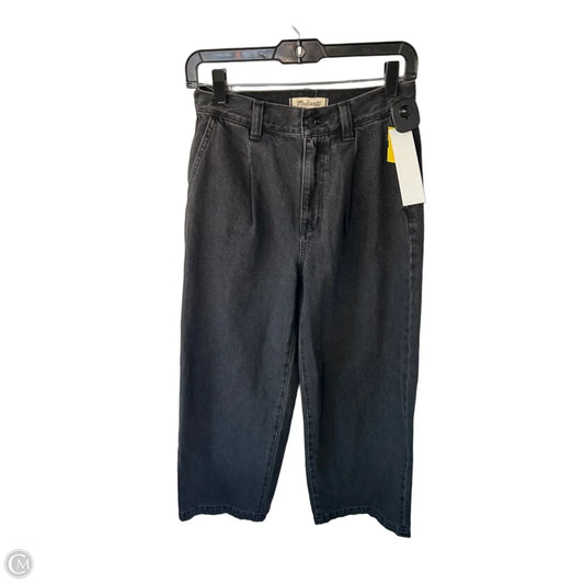 Jeans Wide Leg By Madewell In Black Denim, Size: 2