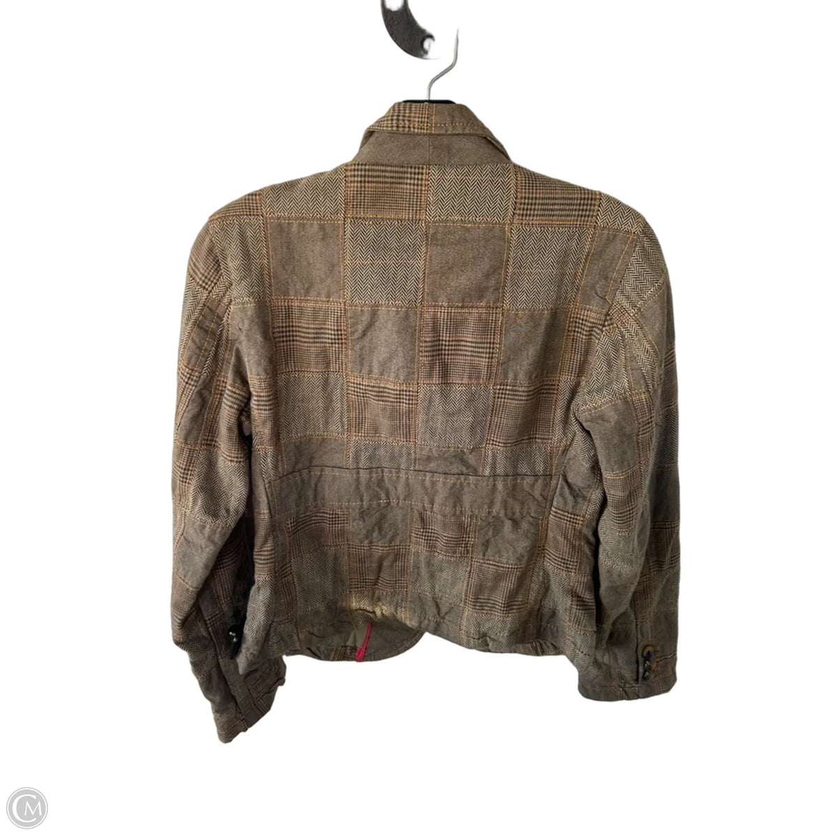 Blazer By Gap In Grey & Tan, Size: Xs