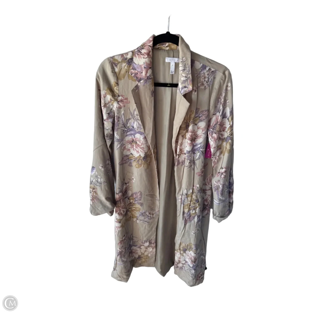 Blazer By Leith In Purple & Tan, Size: S