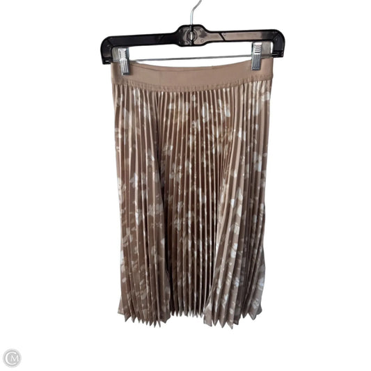 Skirt Midi By Halogen In Tan, Size: Xs