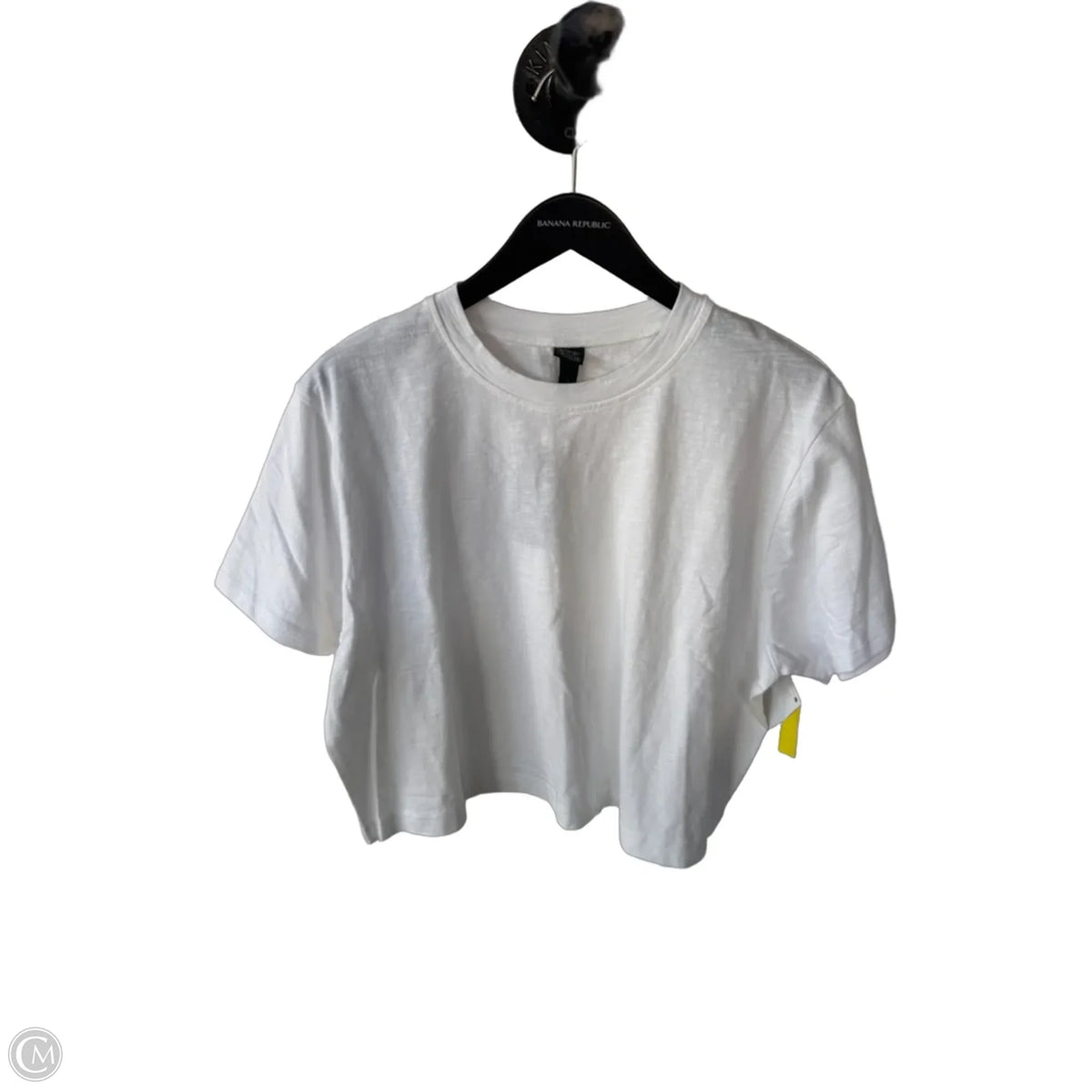 Top Short Sleeve Basic By Wild Fable In White, Size: L