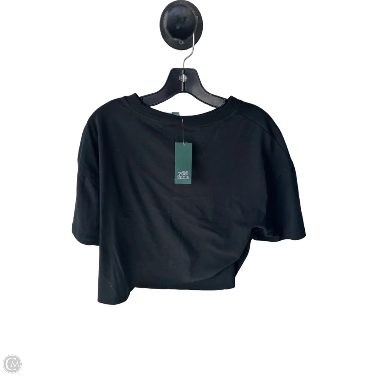 Top Short Sleeve Basic By Wild Fable In Black, Size: L
