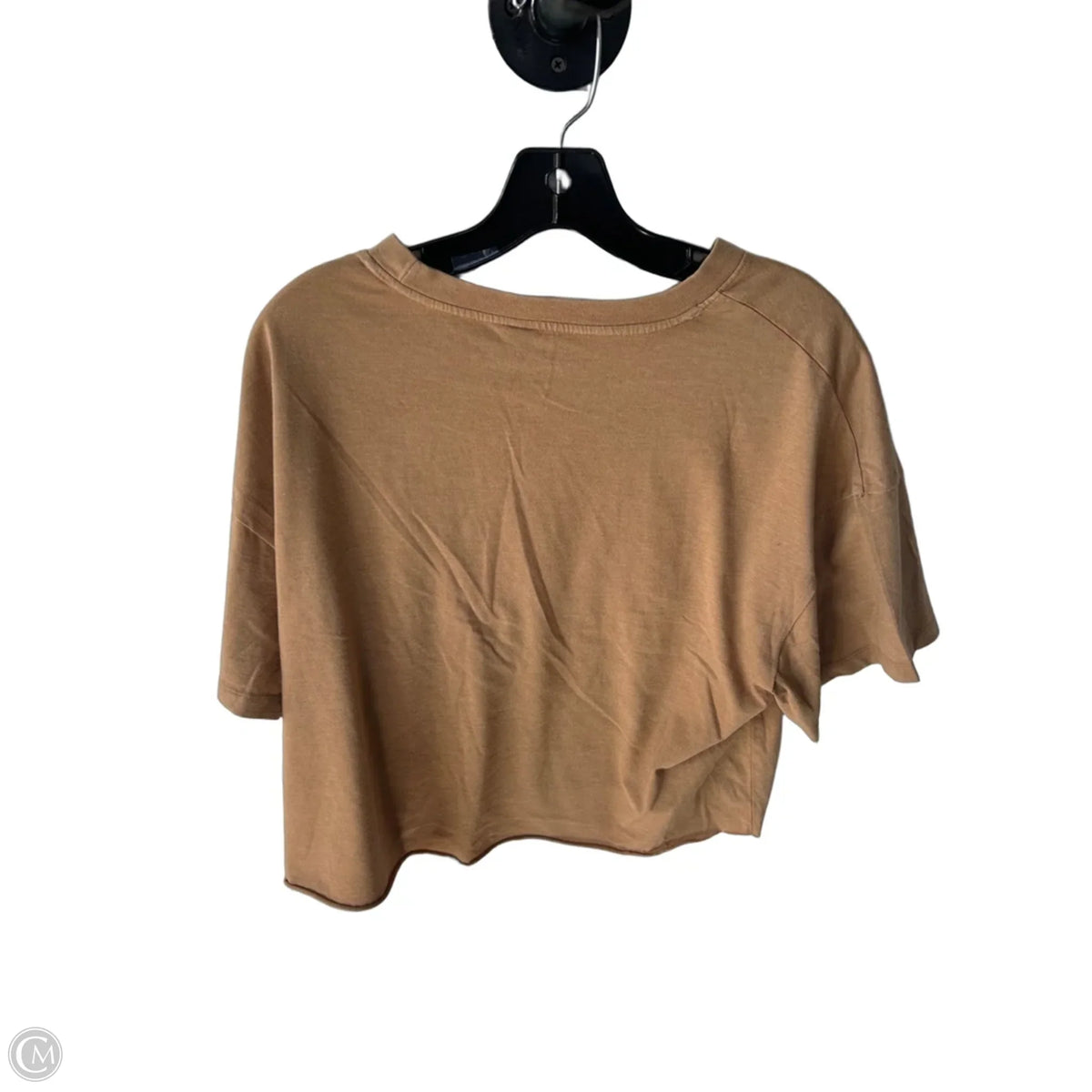 Top Short Sleeve Basic By Wild Fable In Tan, Size: Xl