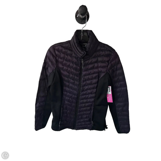 Jacket Puffer & Quilted By 32 Degrees In Black & Purple, Size: S