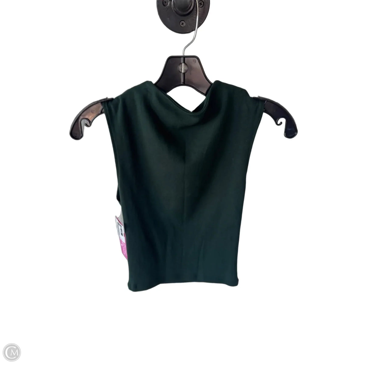 Top Sleeveless Basic By Zara In Green, Size: S
