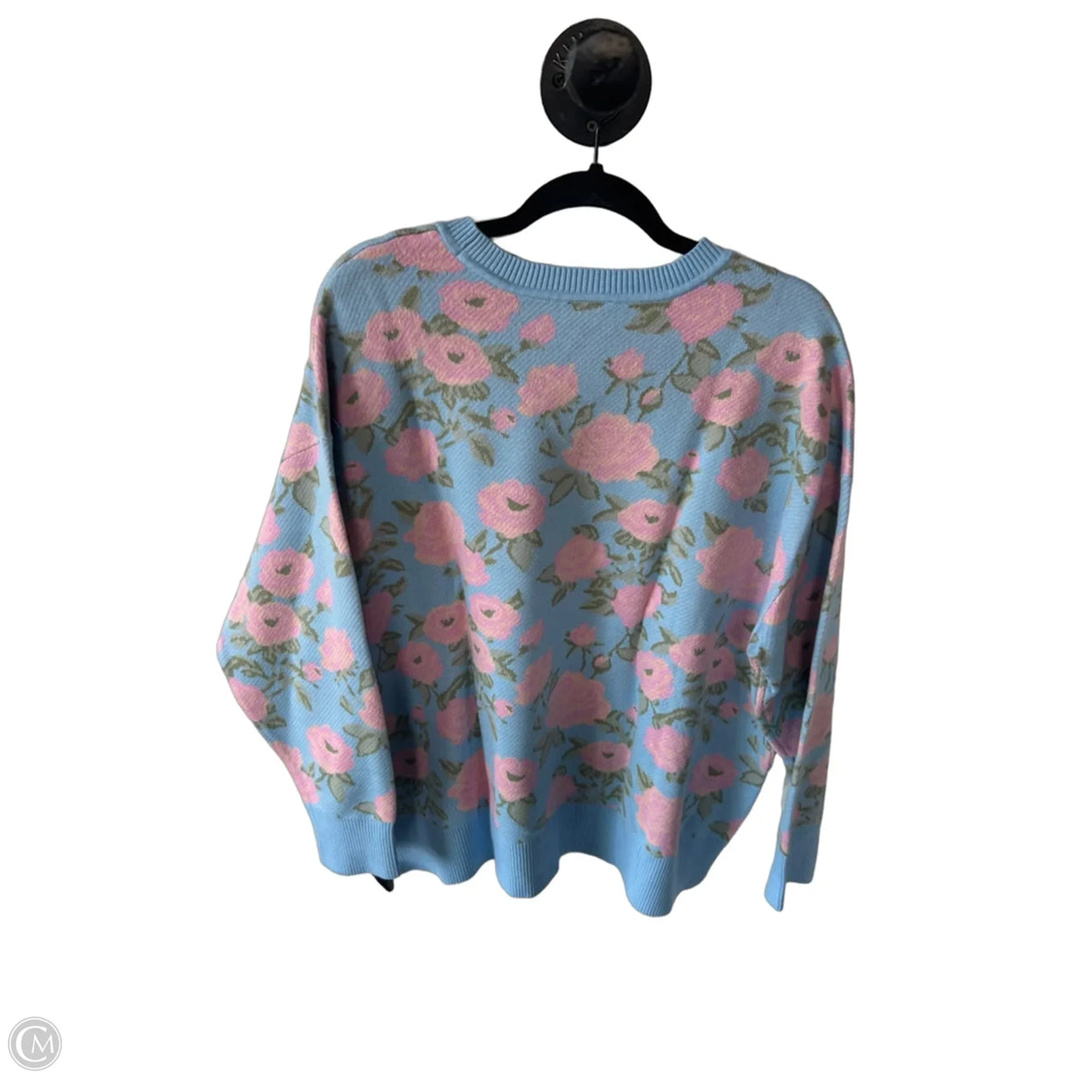 Sweater By Torrid In Blue & Pink, Size: L