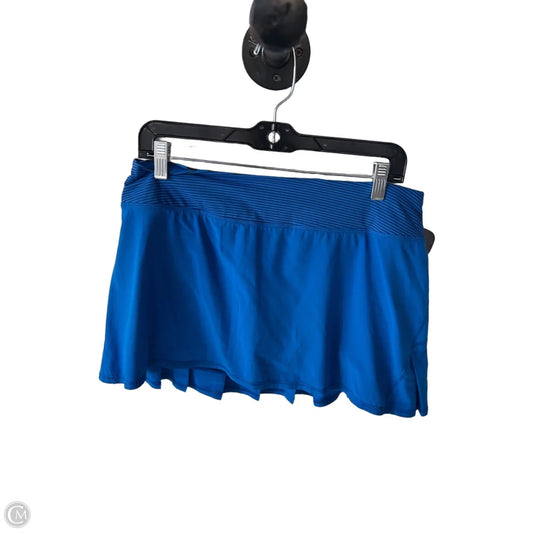 Athletic Skort By Lululemon In Blue, Size: 10