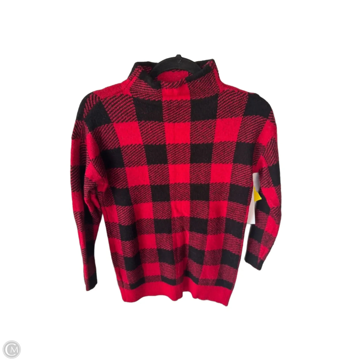 Sweater By Loft In Black & Red, Size: Sp