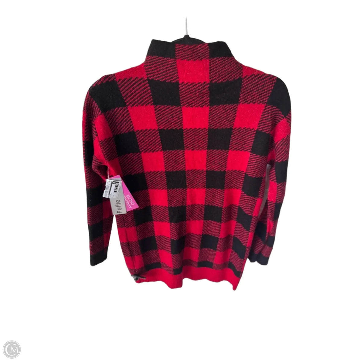 Sweater By Loft In Black & Red, Size: Sp