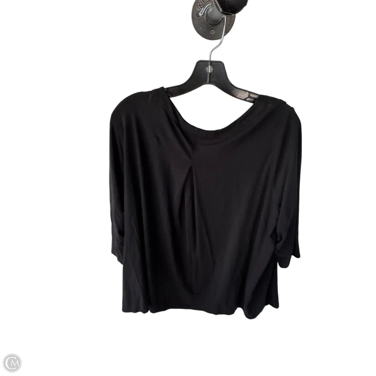 Top 3/4 Sleeve Basic By J. Jill In Black, Size: Xl