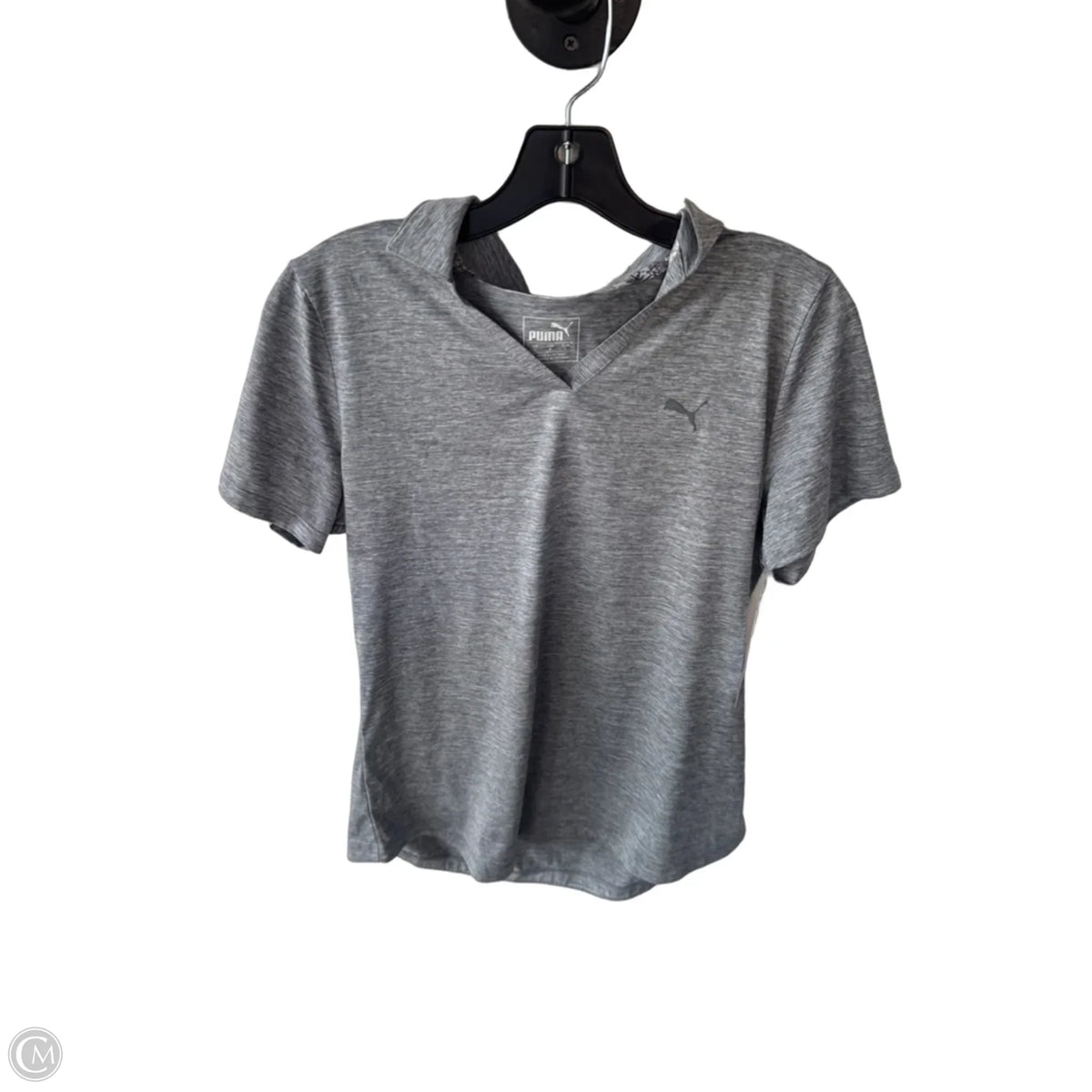 Athletic Tank Top By Puma In Grey, Size: L