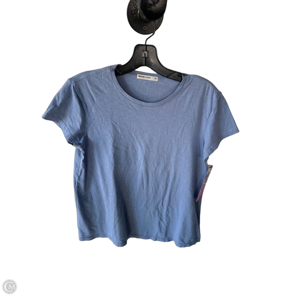 Top Short Sleeve Basic By Marine Layer In Blue, Size: Xs