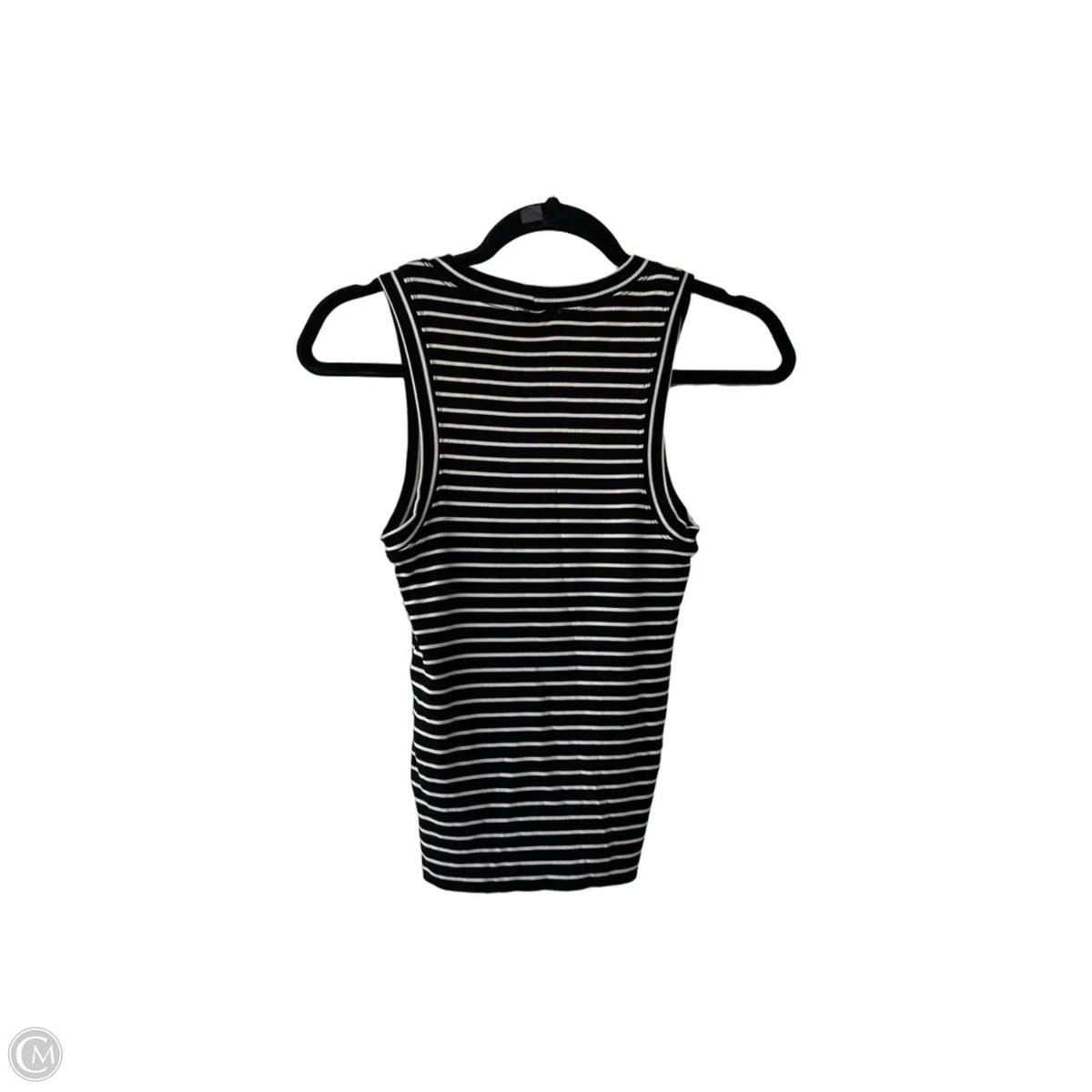 Top Sleeveless Basic By Lna In Black & Cream, Size: S