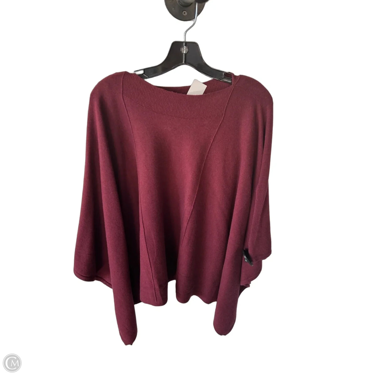 Poncho By Chicos In Red, Size: S