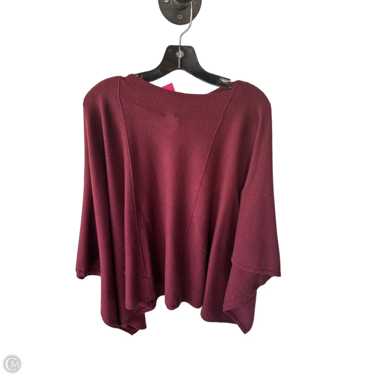 Poncho By Chicos In Red, Size: S
