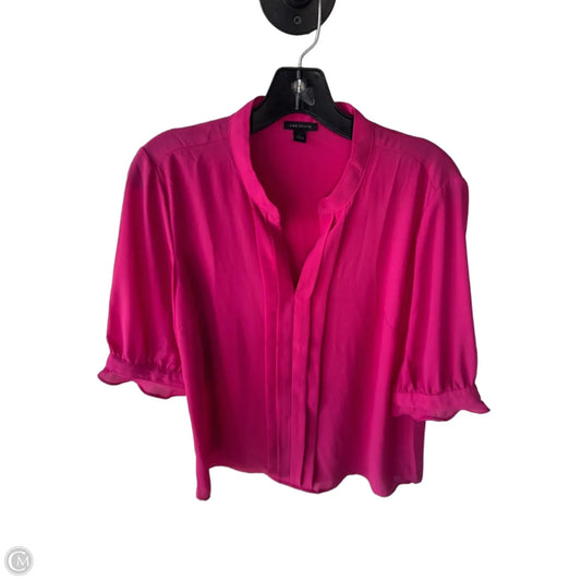 Top 3/4 Sleeve By Ann Taylor In Pink, Size: S