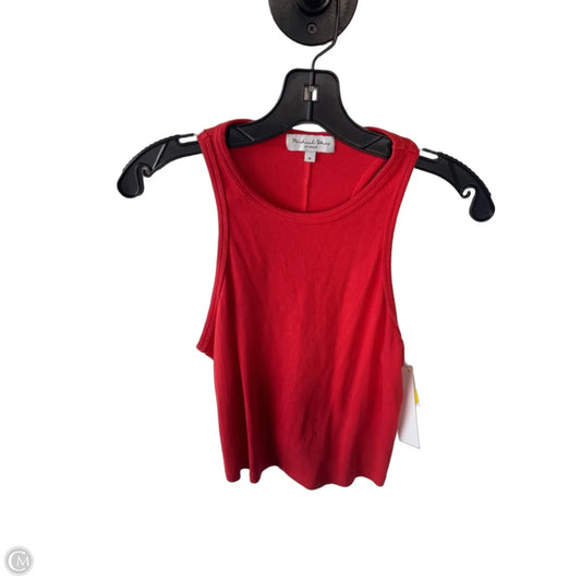 Top Sleeveless Basic By Michael Stars In Orange, Size: M