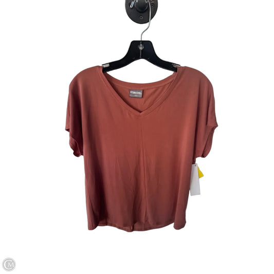Athletic Top Short Sleeve By 32 Degrees In Orange, Size: S