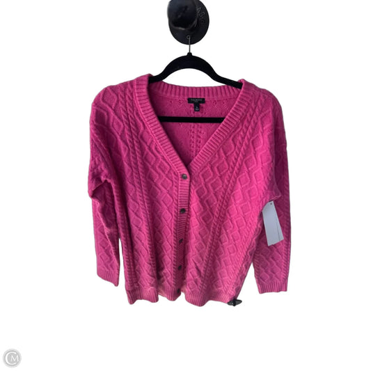 Sweater Cardigan By Talbots In Pink, Size: Sp