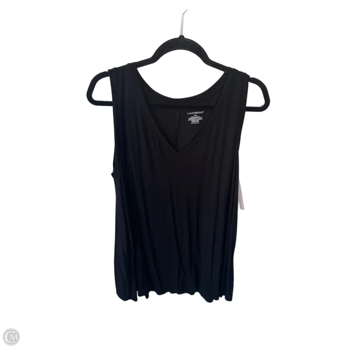 Top Sleeveless Basic By Lane Bryant In Black, Size: L