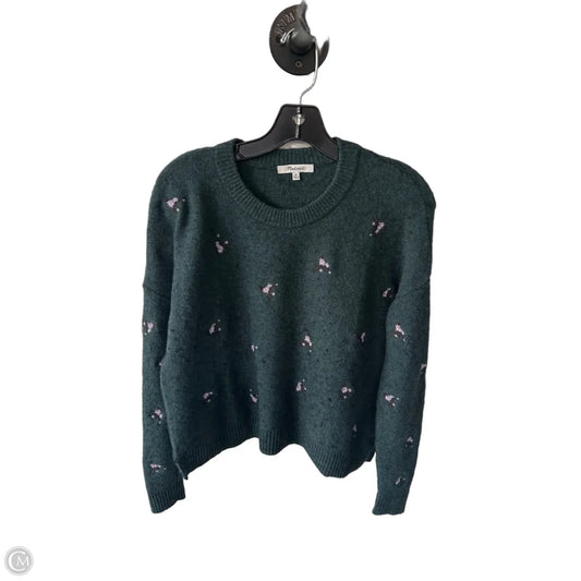Sweater By Madewell In Green, Size: Xs