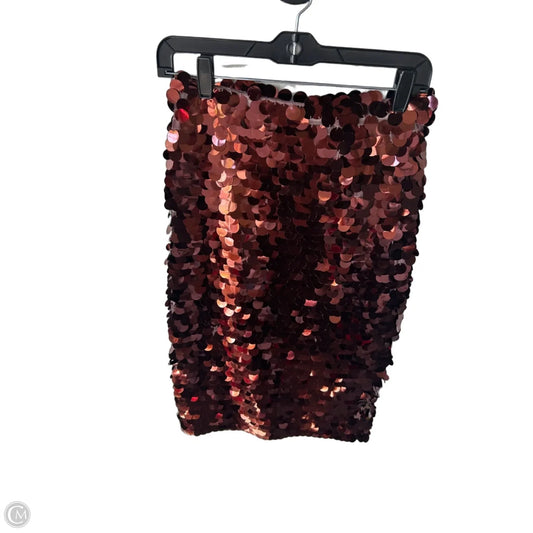 Skirt Midi By Halogen In Brown, Size: Xsp
