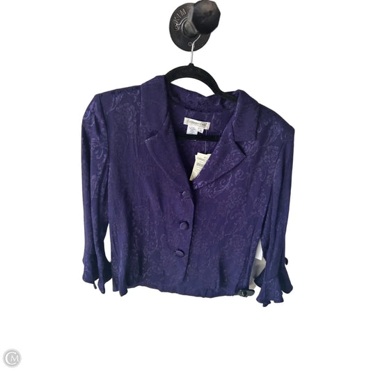 Blazer By Coldwater Creek In Purple, Size: M