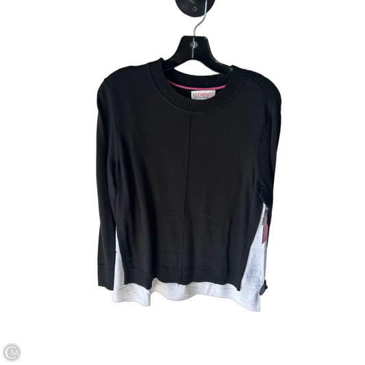 Sweater By Isaac Mizrahi Live Qvc In Black & White, Size: M