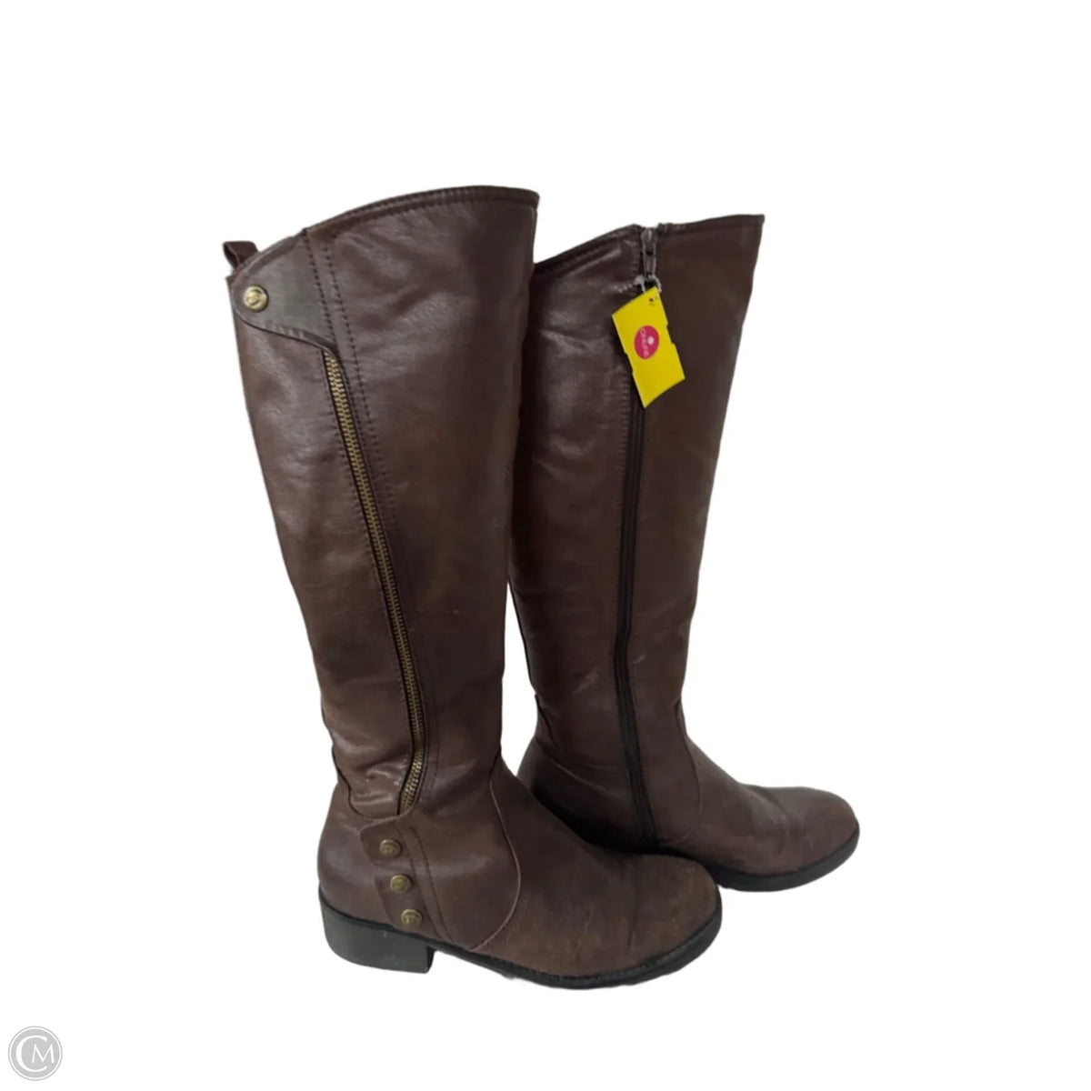 Boots Knee Flats By Bare Traps In Brown, Size: 8