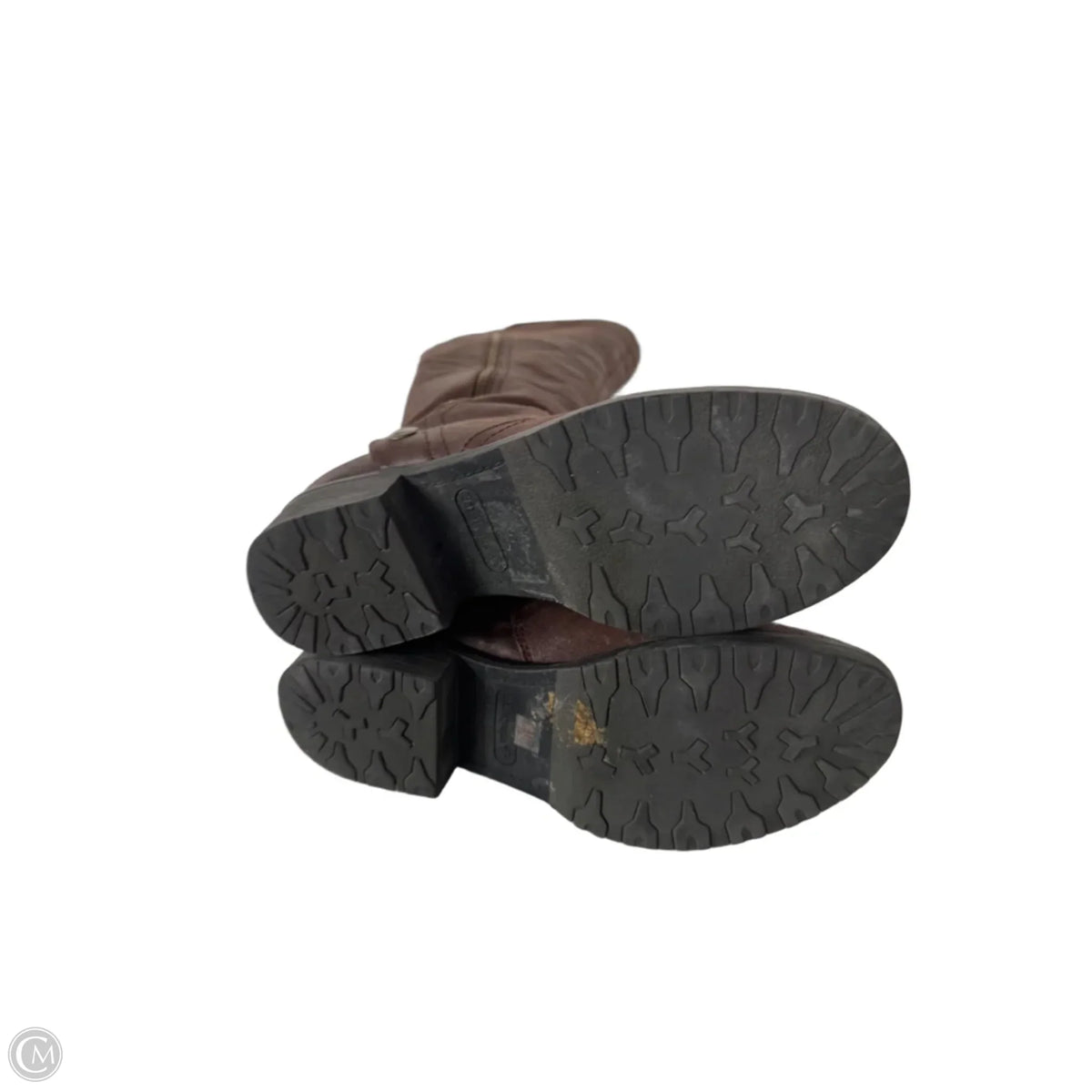 Boots Knee Flats By Bare Traps In Brown, Size: 8