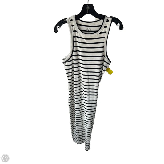 Dress Casual Maxi By So In Black & White, Size: Xl