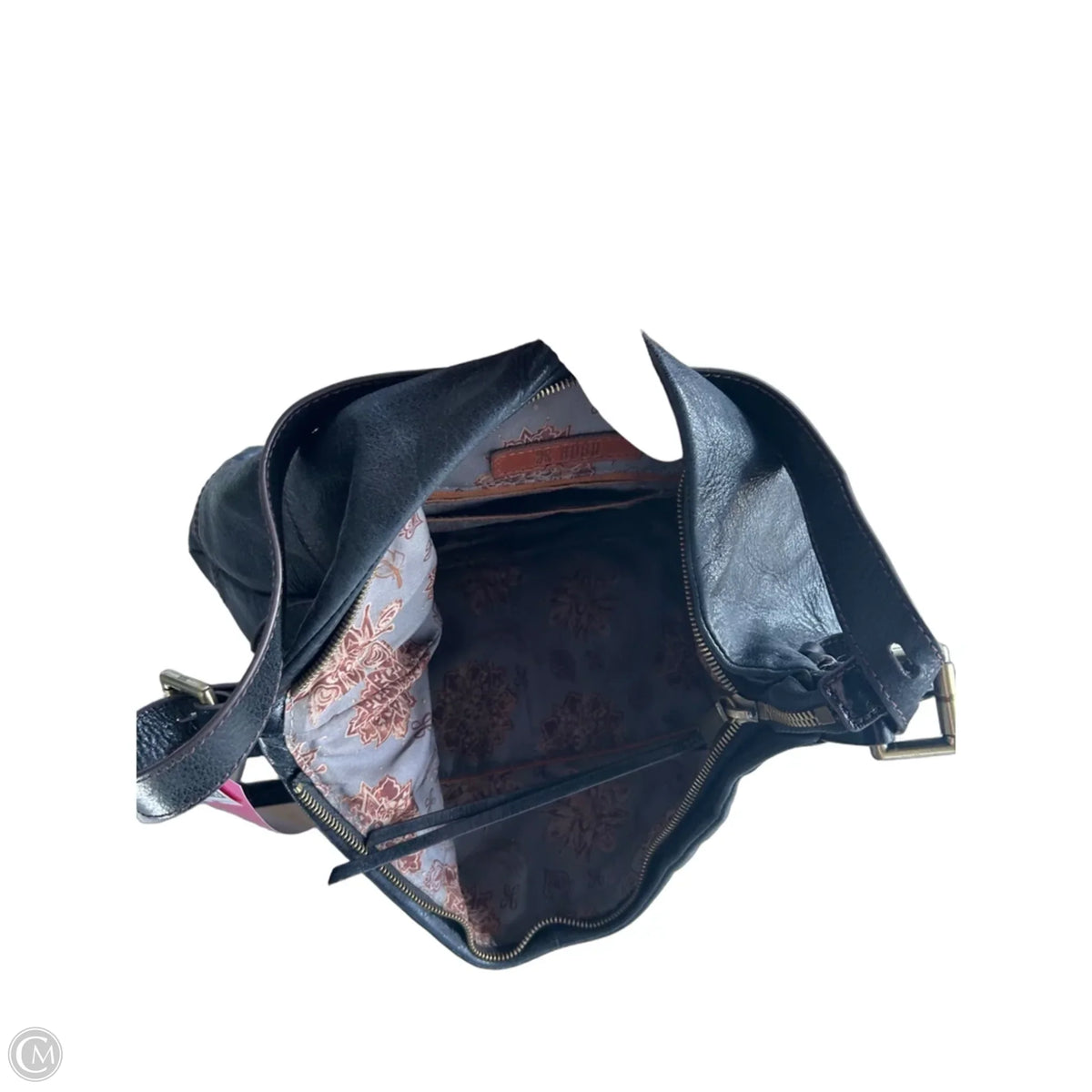Handbag Leather By Hobo Intl, Size: Large