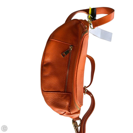 Belt Bag Leather By Clothes Mentor, Size: Medium