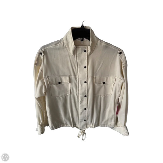Jacket Other By Blu Pepper In Brown & Cream, Size: M