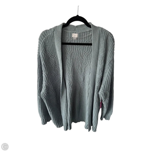 Sweater Cardigan By A New Day In Green, Size: Xxl