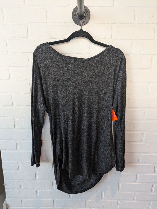 Tunic Long Sleeve By Peyton Jensen In Grey, Size: M