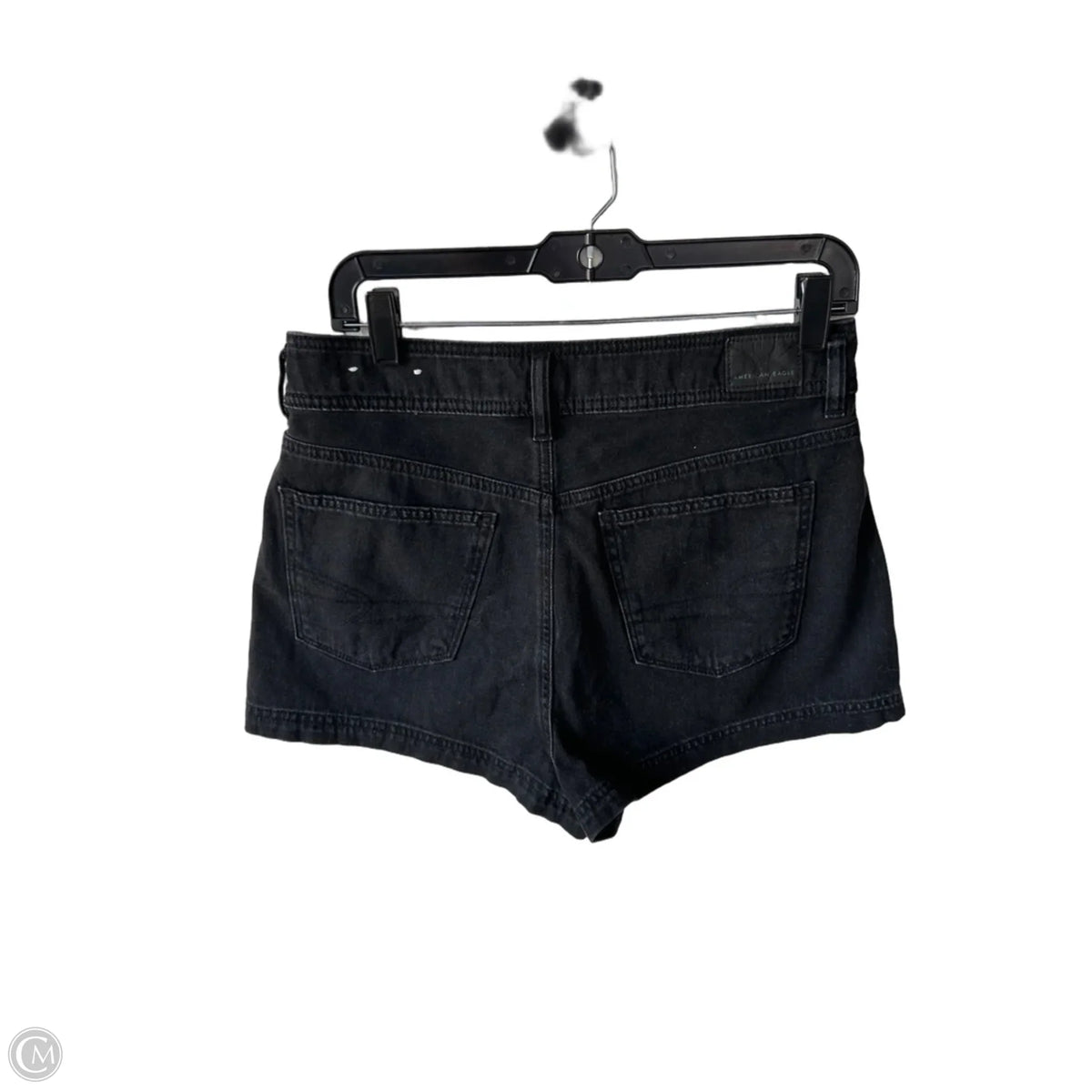Shorts By American Eagle In Black Denim, Size: 8
