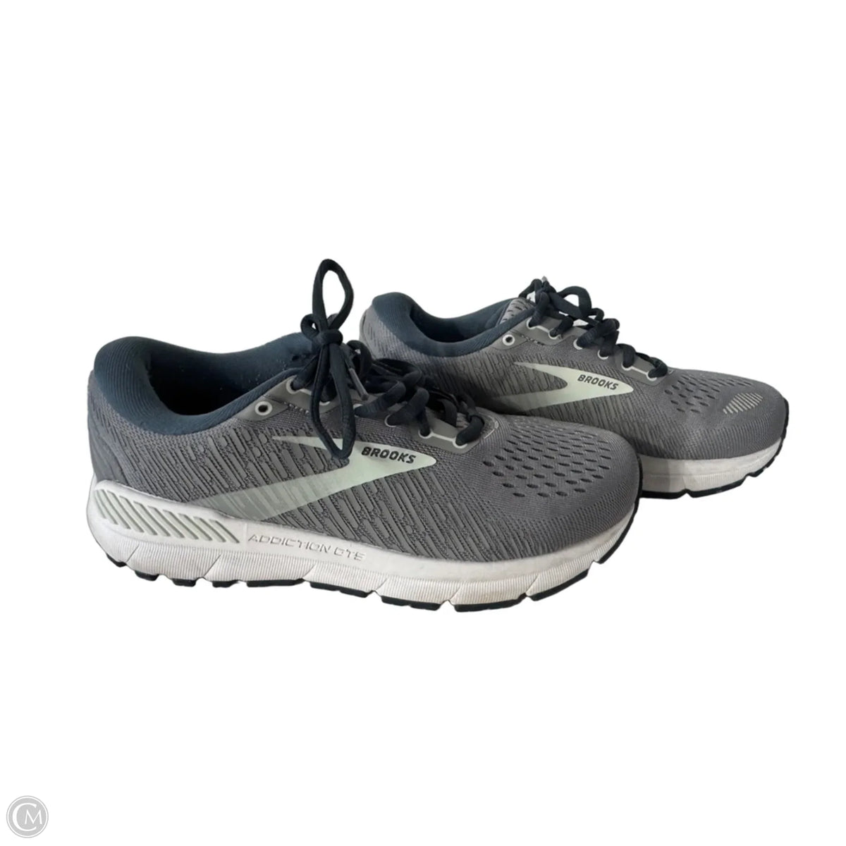 Shoes Athletic By Brooks In Blue & Grey, Size: 8