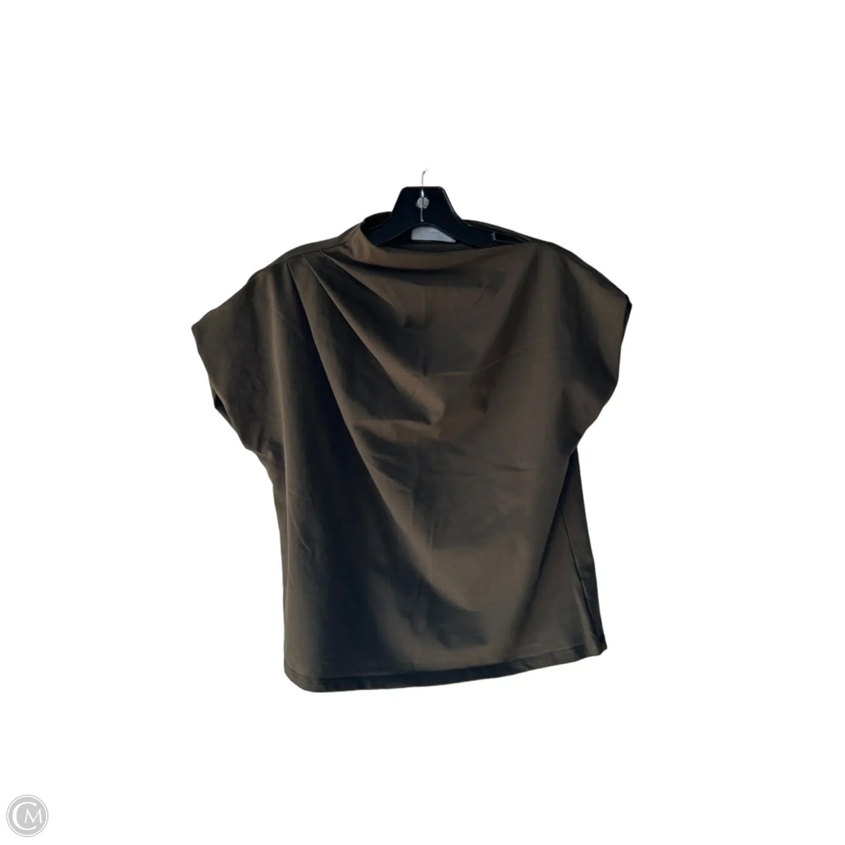 Top Short Sleeve By Cmb In Green, Size: M