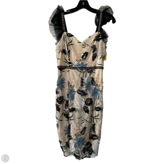 Dress Party Short By Lulus In Black & Tan, Size: S