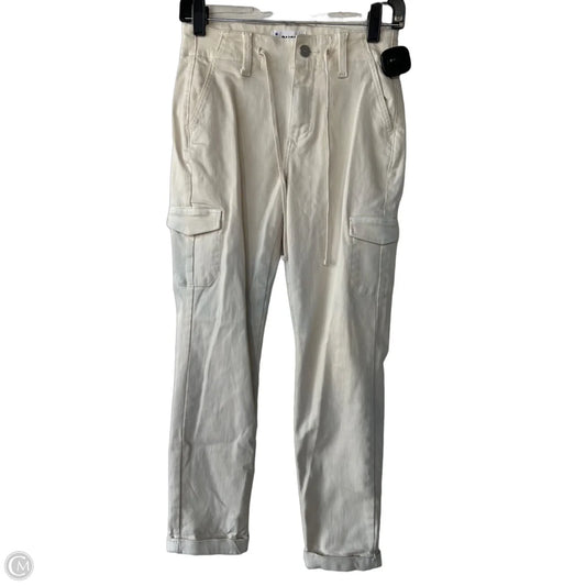 Jeans Straight By Paige In Cream Denim, Size: 0