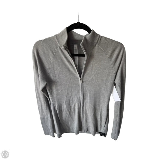 Sweater Cardigan By Lululemon In Grey, Size: S