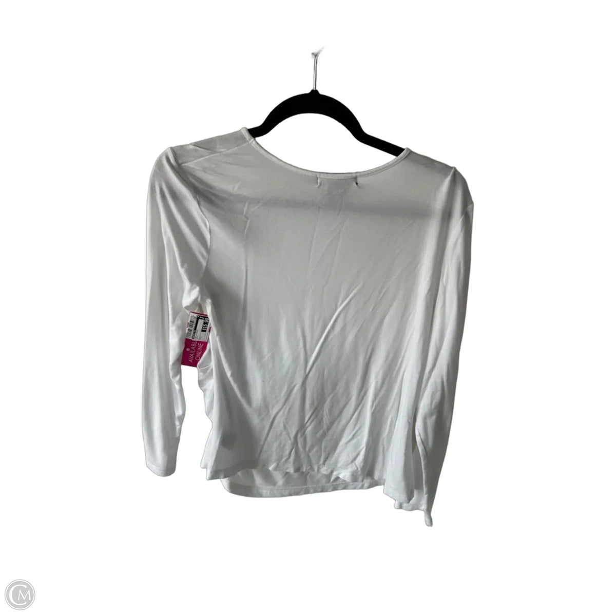 Top Long Sleeve Basic By Rachel Zoe In White, Size: L