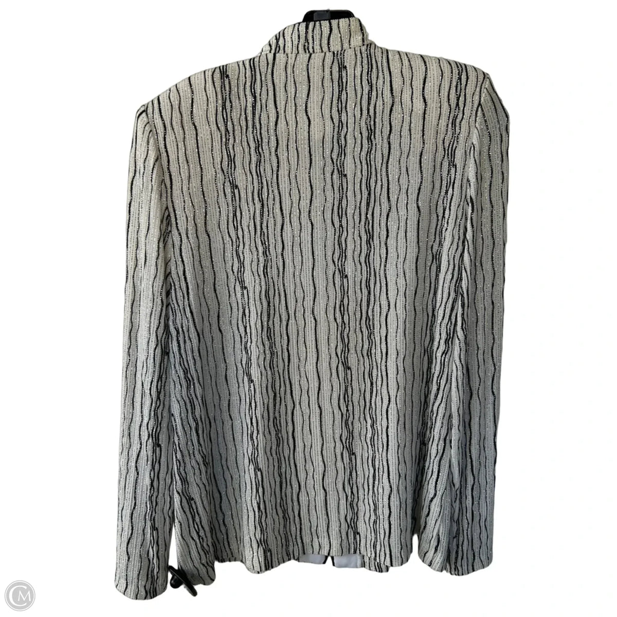 Blazer By Alex Evenings In Black & White, Size: M
