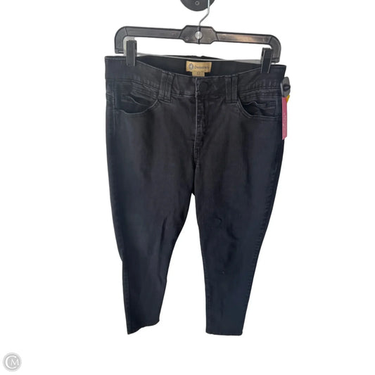 Jeans Straight By Democracy In Black Denim, Size: 12