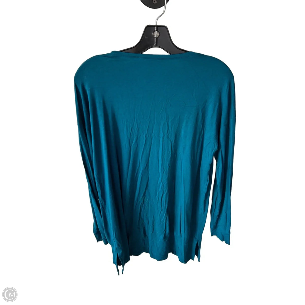 Top Long Sleeve By Inc In Blue, Size: M