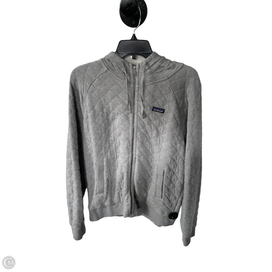 Sweatshirt Hoodie By Patagonia In Grey, Size: L