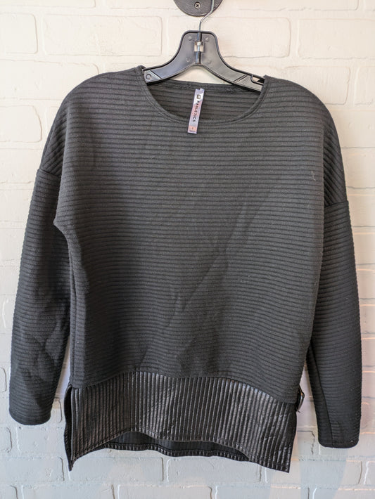 Athletic Sweatshirt Crewneck By Fabletics In Black, Size: S