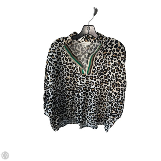 Top Short Sleeve By Entro In Animal Print, Size: M