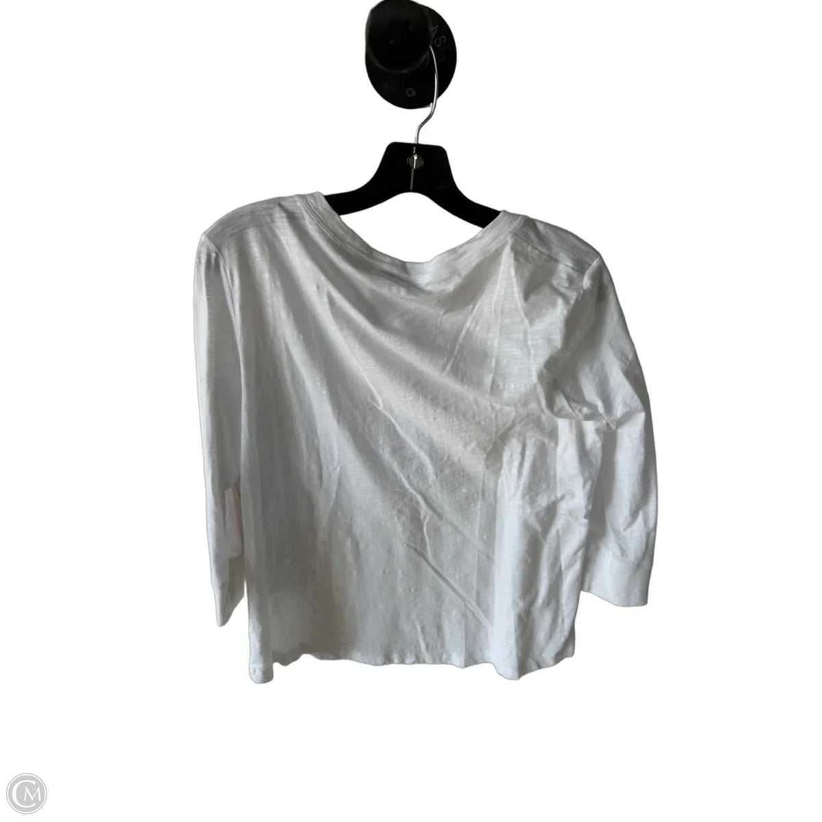 Top 3/4 Sleeve Basic By Cabi In White, Size: M